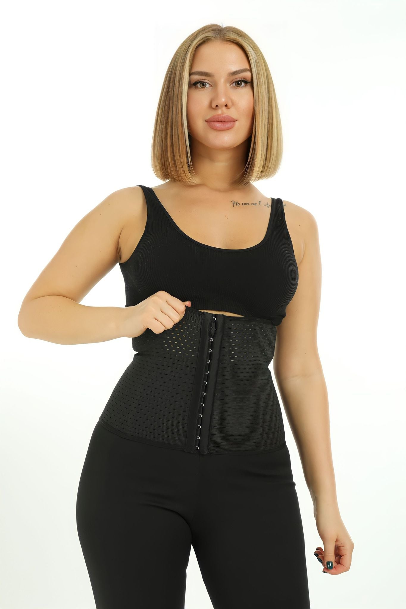 Siyah Waist Korse