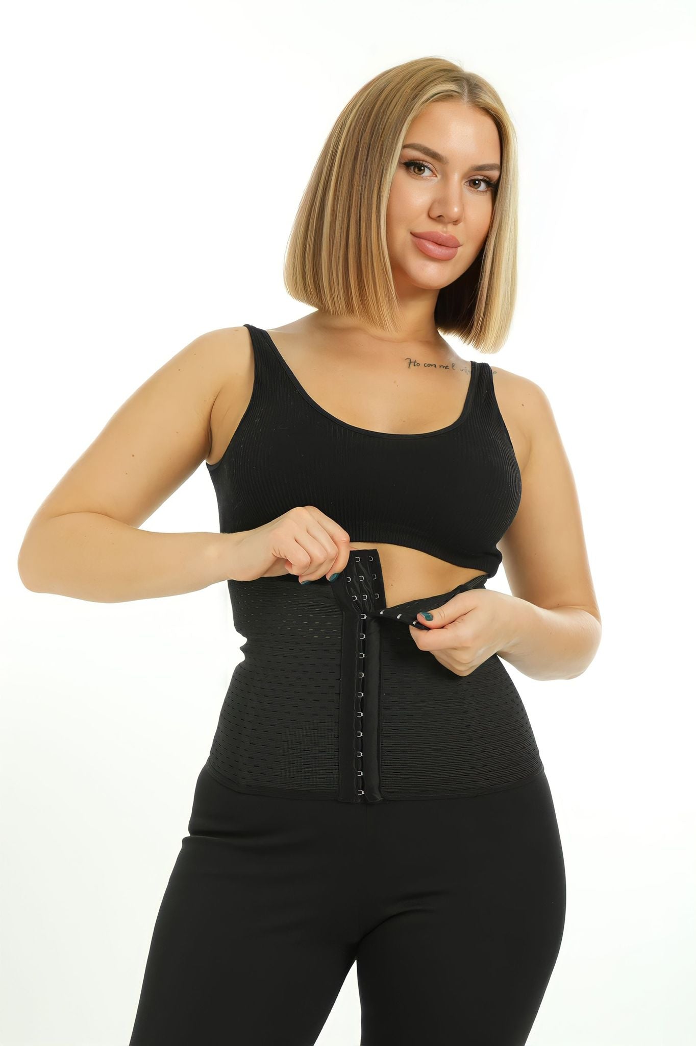 Siyah Waist Korse